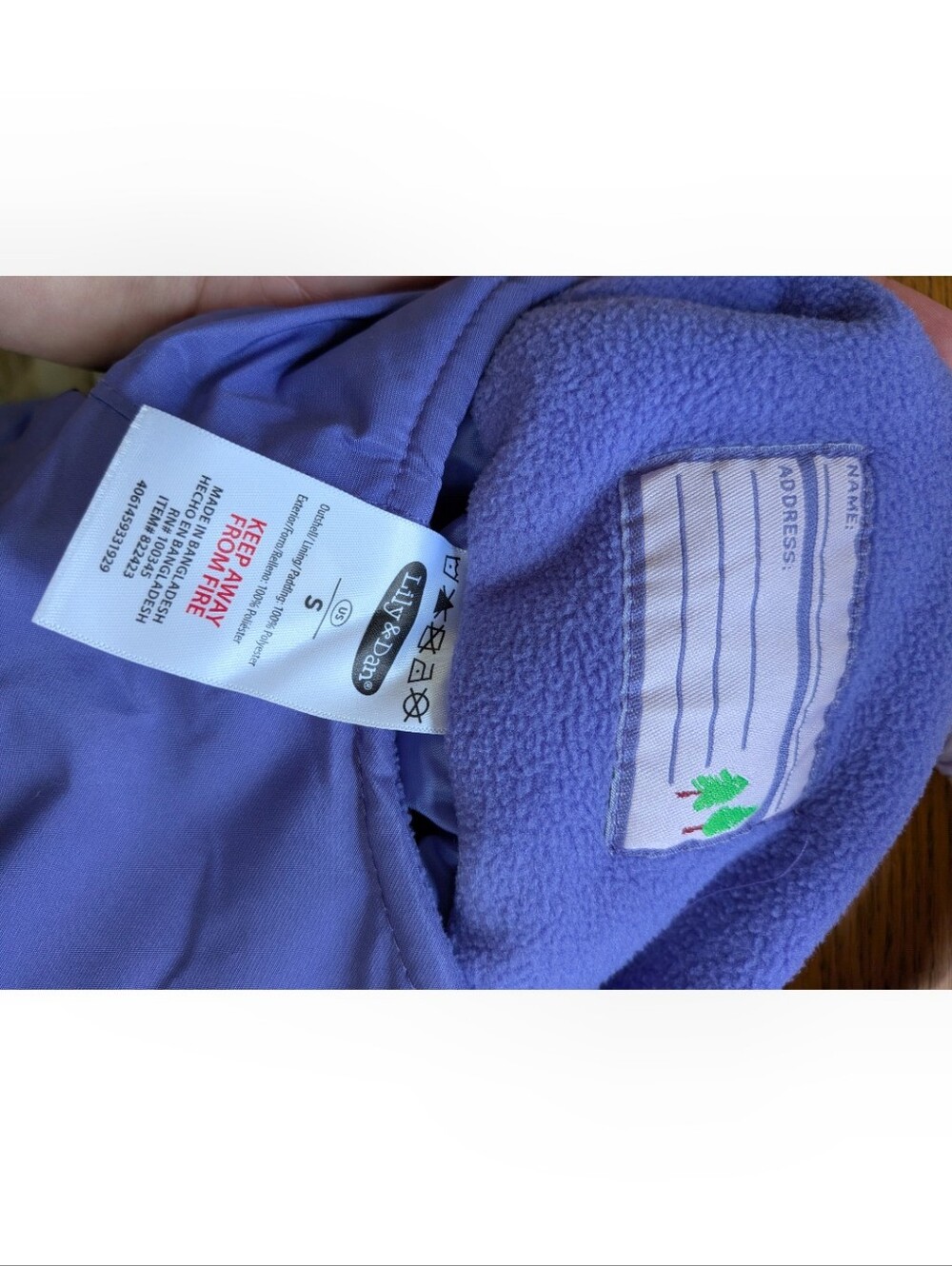 Purple Lavender Insulated Snow Bib Overalls Ski Pants Kid's Size Small - Picture 3 of 4